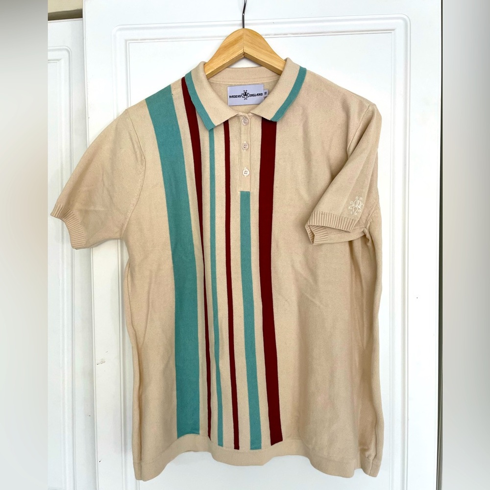 Striped MOD women’s POLO sweater UK 18 US 14 Large